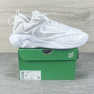 Nike Giannis Immortality 3 Triple White Basketball nby DZ7533 102 Mens Size 9